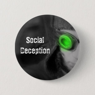 Sozialtäuschungsknopf Button