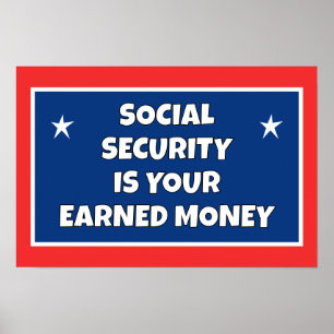 Sozialversicherung verdient Geld Poster