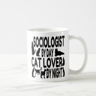 Soziologe Lieben Katzen Kaffeetasse