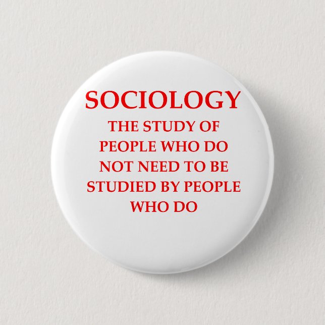Soziologie Button (Vorderseite)