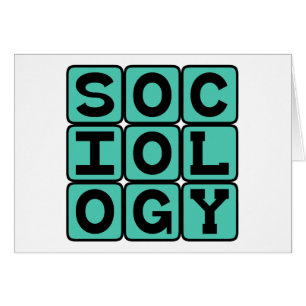 Soziologie, das Studium des menschlichen Verhalten
