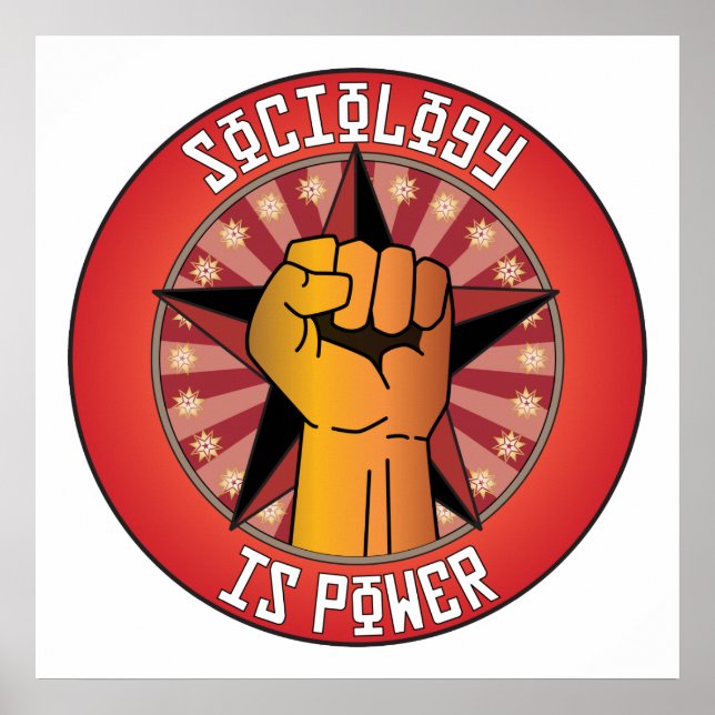 Soziologie ist Power Poster (Vorne)