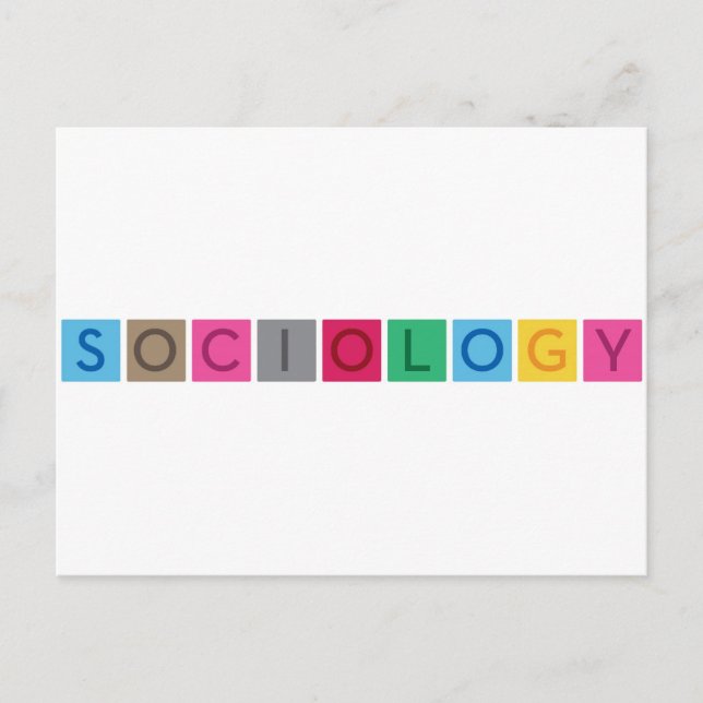Soziologie Postkarte (Vorderseite)