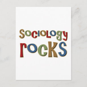 Soziologie Postkarte