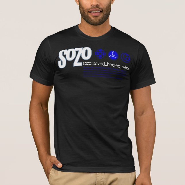 Sozo Definition V-Hals T-Shirt (Vorderseite)