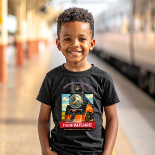 SP GS-4 Tageslicht-Dampflokomotive Vintage-Plakat T-Shirt