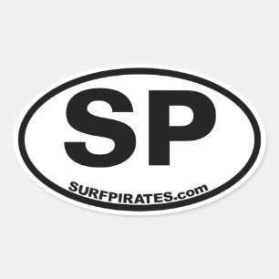 SP surfpirates Aufkleber in der klassischen OBX