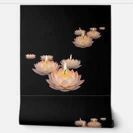 Spa Bathroom Candles Tapete