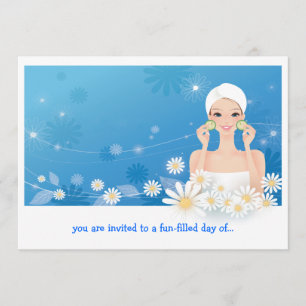 Spa Breeze Geburtstagseinladung Einladung