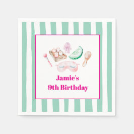 Spa Day Kid's Party  Serviette