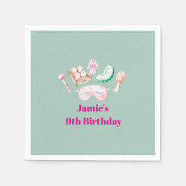 Spa Day Kid's Party  Serviette