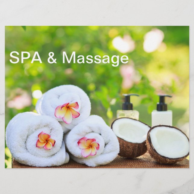 SPA-Einstellungen Flyer (Vorne)