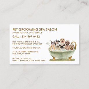 Spa-Frisier-Salon Visitenkarte