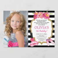 Spa Sleepover Birthday party floral photo
