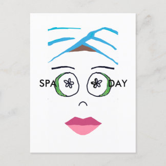Spa-Tag Postkarte