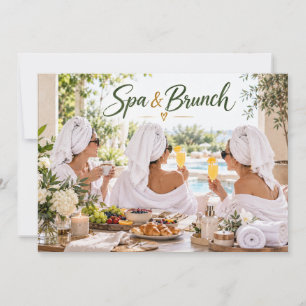 Spa- und Brunch-Party Einladung
