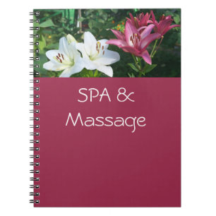 SPA und Massage Notizblock
