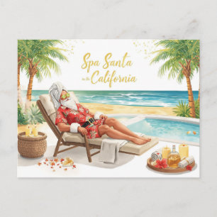 Spa-Weihnachtsmann mit Gurke Frohe Weihnachten