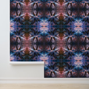 Space Abstrakt Galaxy Design Ornamente Muster Tapete