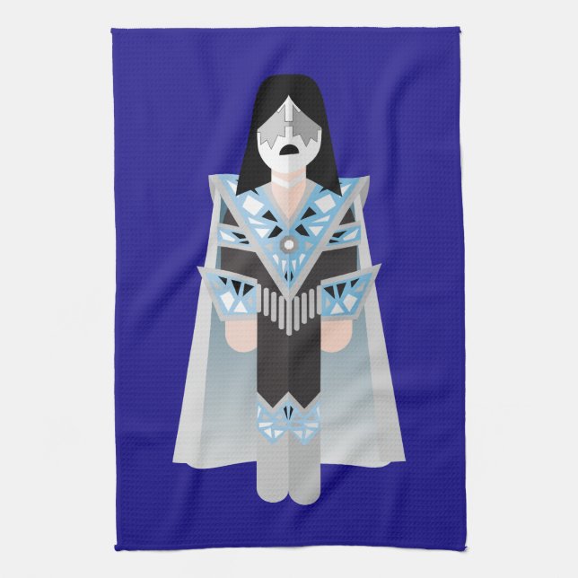 Space Ace – Cosmic Rock Kitchen Towel Geschirrtuch (Vertikal)