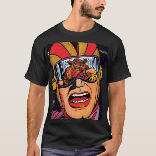 Space Action #2 Vintage Sci-Fi-Comicbuchcover T-Shirt