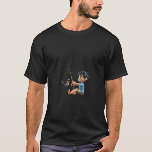 "Space Adventure Squad". Cartoon Image T - Shirt. T-Shirt (Vorderseite)