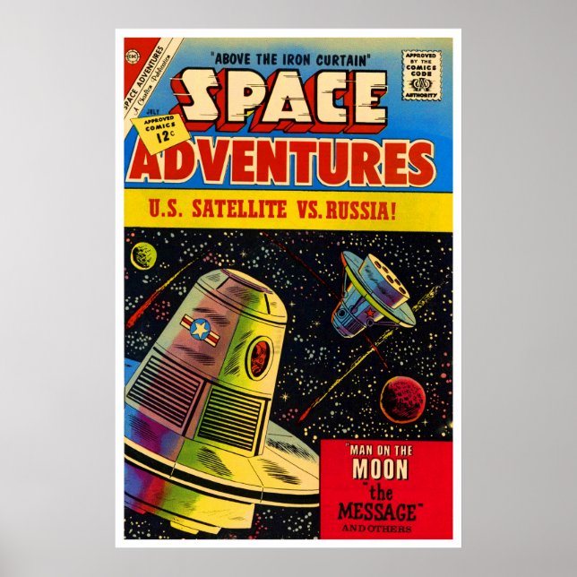 Space Adventures #46 (1962) Poster (Vorne)