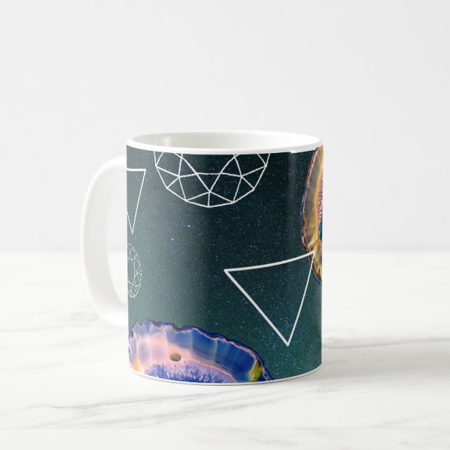 Space Agate Kaffeetasse (Vorderseite Links)