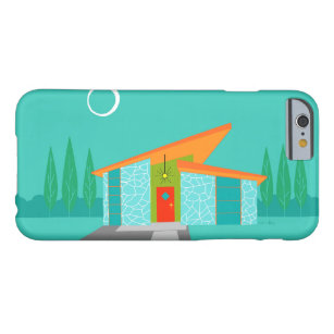 Space Age Cartoon House iPhone 6/6S Fall Barely There iPhone 6 Hülle