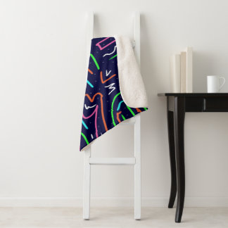 Space Age Maze Abstrakt Print Sherpadecke