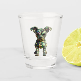 Space Alien Dog Schnapsglas