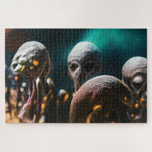 Space Alien Jigsaw Puzzle