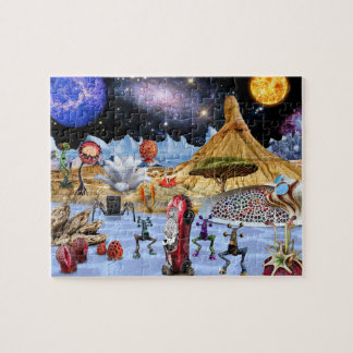 Space Alien Puzzle Kindermädchen Geschenk