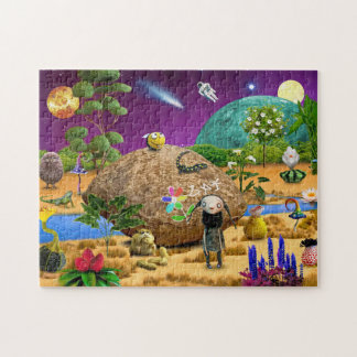 Space Alien Puzzle Planet Kinder Geschenk für Jung
