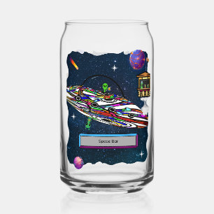 Space Alien trinken Bar ufo Dosenglas