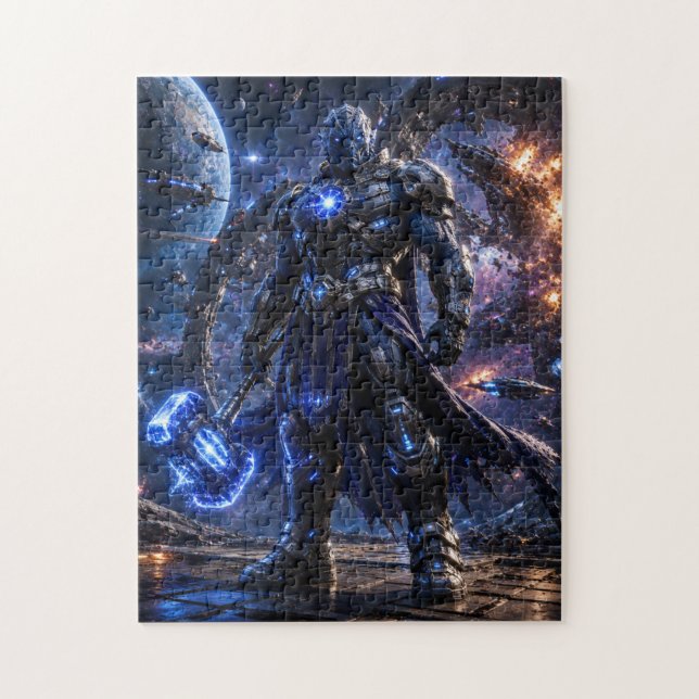 Space Alien Warrior Puzzle (Vertikal)