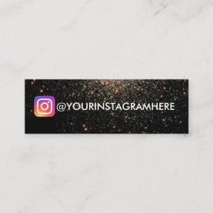 Space and Stars Social Media Galaxy Instagram Mini Visitenkarte