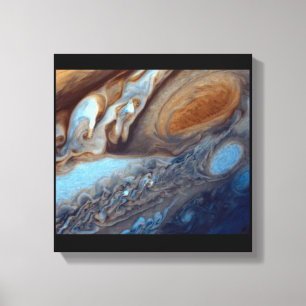SPACE ART #37 Jupiter Nah Up Leinwanddruck