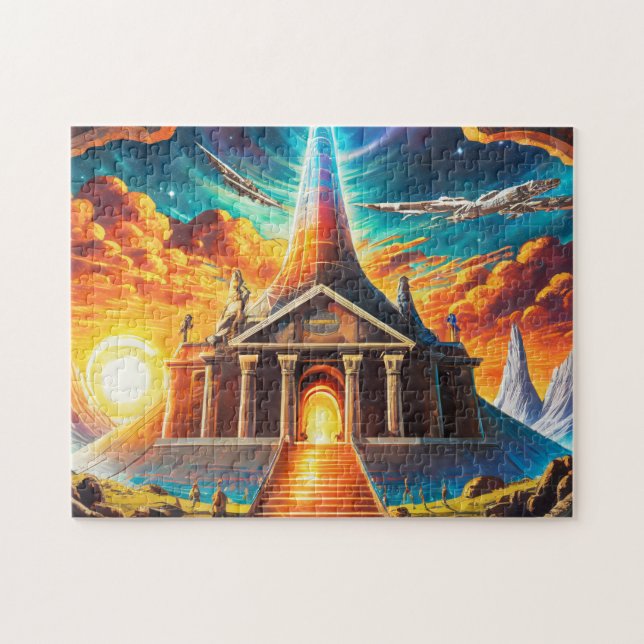 Space Art 3 Emojis Easy Brain Art Puzzles Foto (Horizontal)