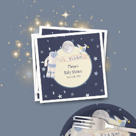Space Baby Astronaut Baby Dusche Serviette