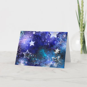Space Background with Stars Einladung