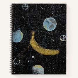 Space Banana-Notebook Notizbuch