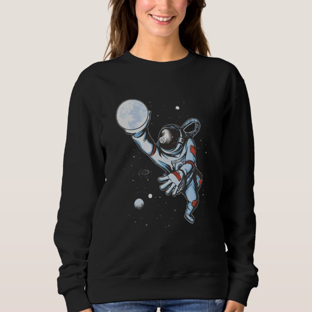 Space Basketball Astronaut Sweatshirt (Vorderseite)
