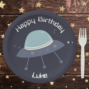 Space Birthday Party Paper-Teller Pappteller