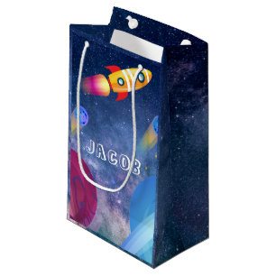 Space Birthday Personalisiert Kleine Geschenktüte