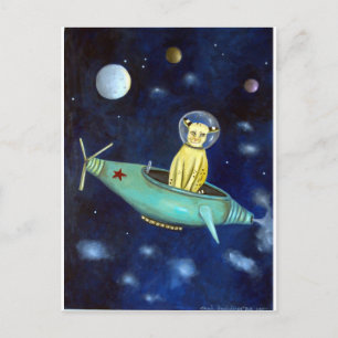 Space Bob Postkarte