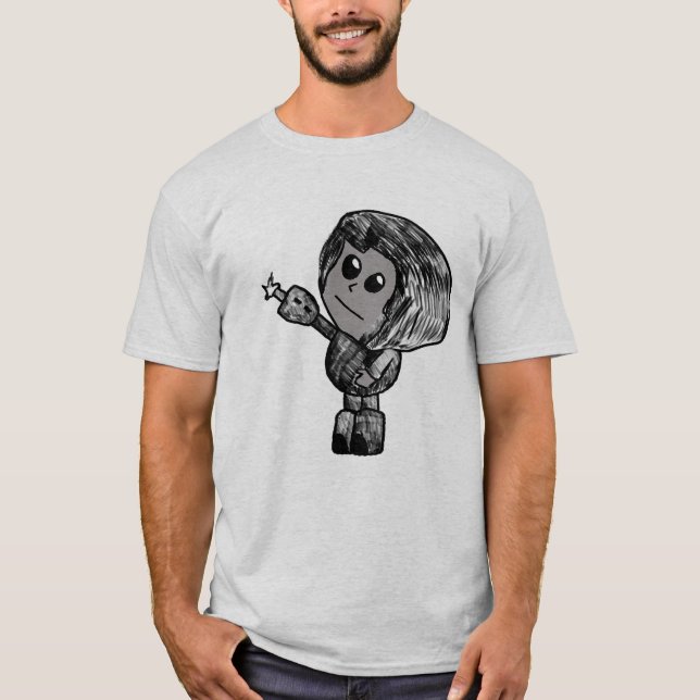 Space Boy Old School T-Shirt (Vorderseite)