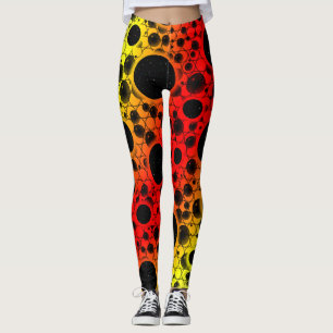 Space Bubble Spots - Hitze WYR Leggings
