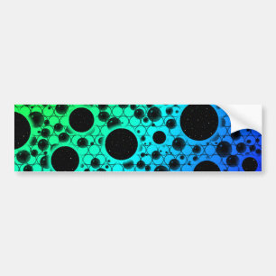 Space Bubble Spots - Rainbow YGCBP Autoaufkleber
