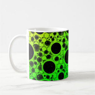 Space Bubble Spots - Regenbogen OYGBP Kaffeetasse